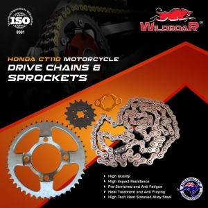 Honda CT110 Chain Sprocket Kit - All Models