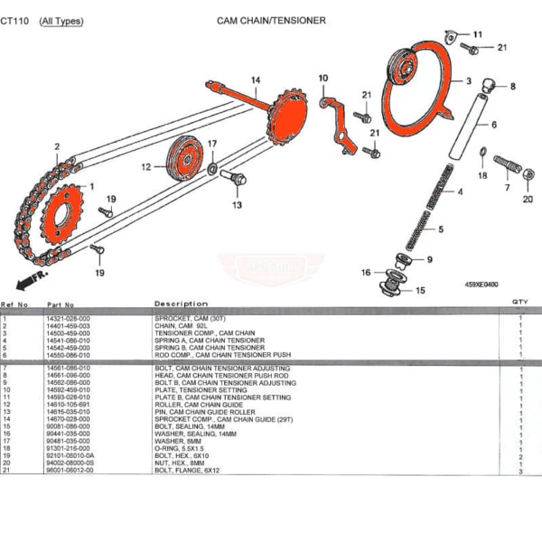 Australia's Largest Postie Bike Parts Supplier Honda CT110 Honda NBC110